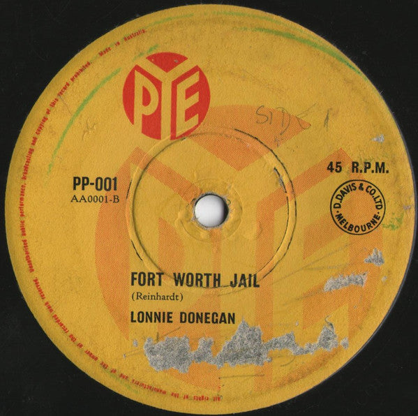 Lonnie Donegan : Does Your Chewing Gum Lose Its Flavour (On The Bedpost Overnight) (7", Single)