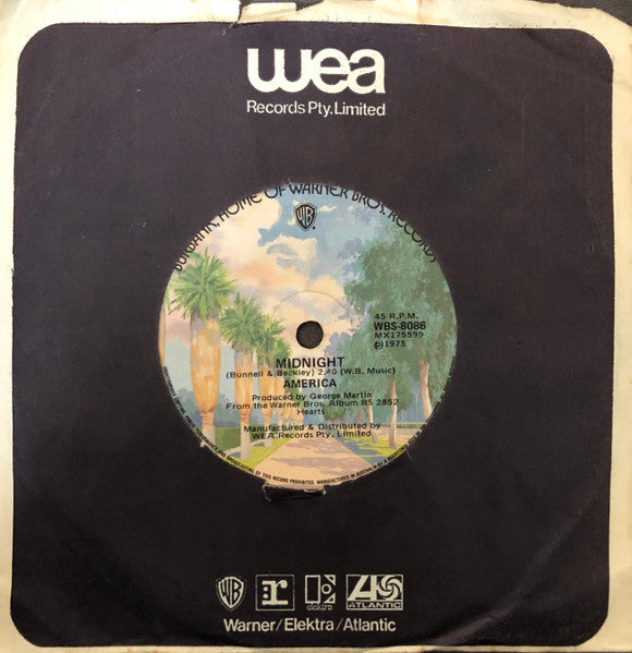 America (2) : Sister Golden Hair (7", Single)