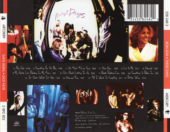 Bon Jovi : These Days (CD, Album)