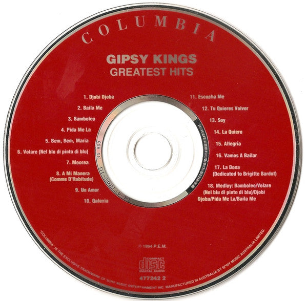 Gipsy Kings : Greatest Hits (CD, Comp)