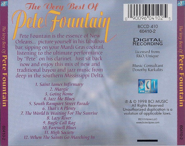 Pete Fountain : The Very Best Of Pete Fountain (CD, Comp)