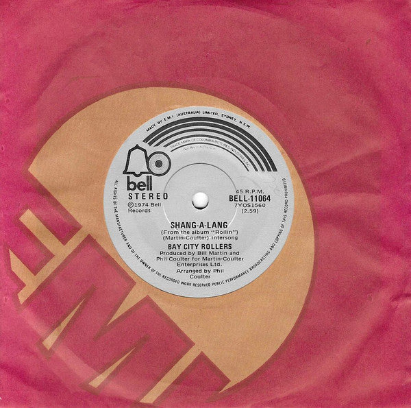 Bay City Rollers : Saturday Night (7", Single)