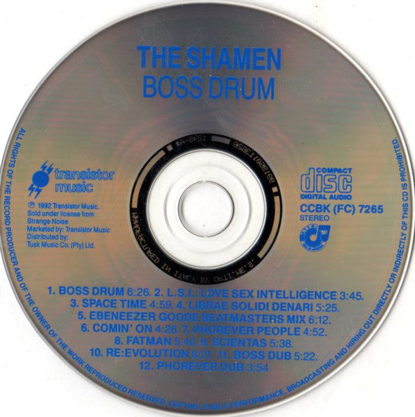 The Shamen : Boss Drum (CD, Album)