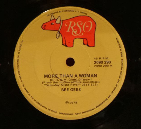 Bee Gees : More Than A Woman (7", Single)