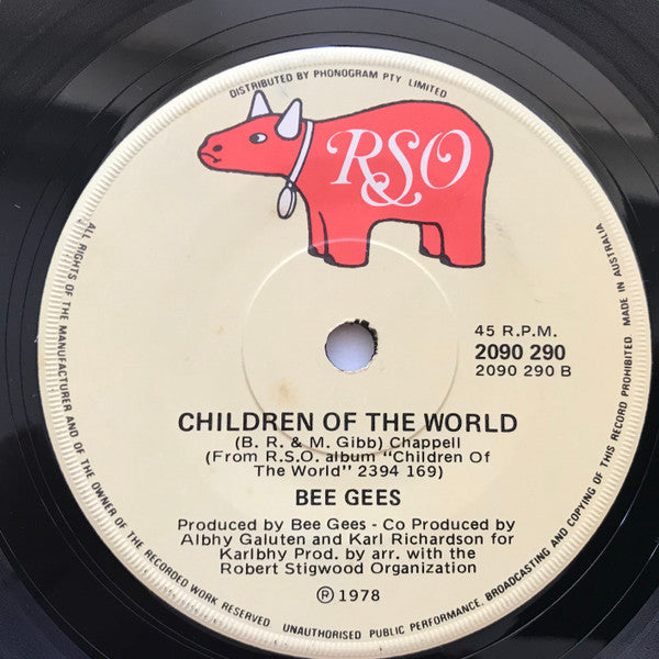 Bee Gees : More Than A Woman (7", Single)