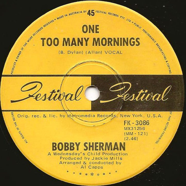 Bobby Sherman : Little Woman (7", Single)