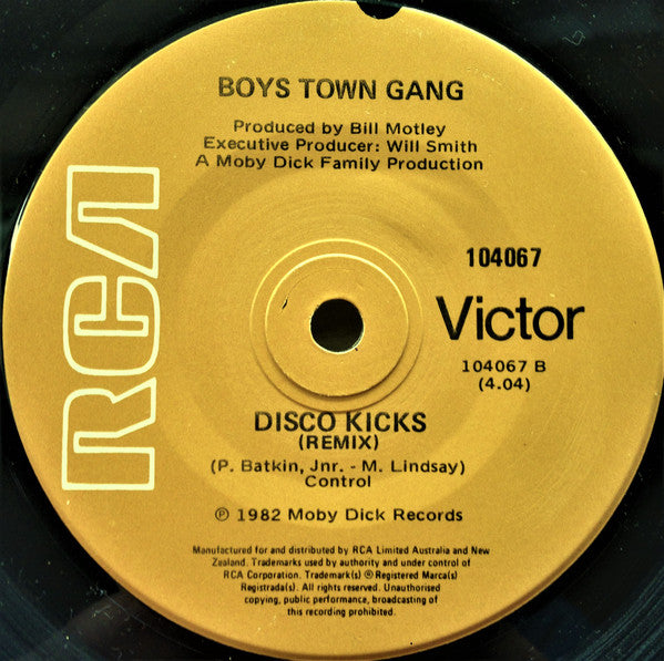 Boys Town Gang : Can't Take My Eyes Off You (7", Single)