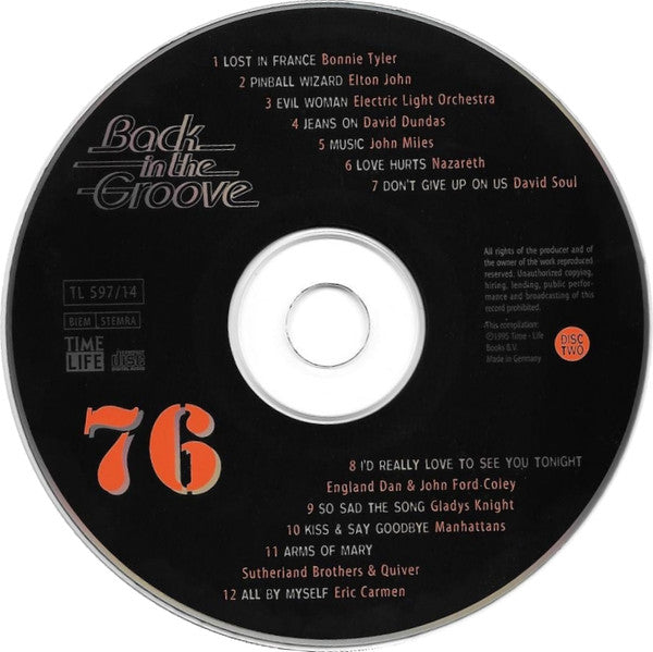 Various : The 70's - Back In The Groove 76 (2xCD, Comp)