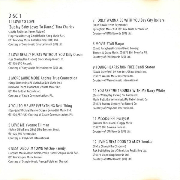 Various : The 70's - Back In The Groove 76 (2xCD, Comp)
