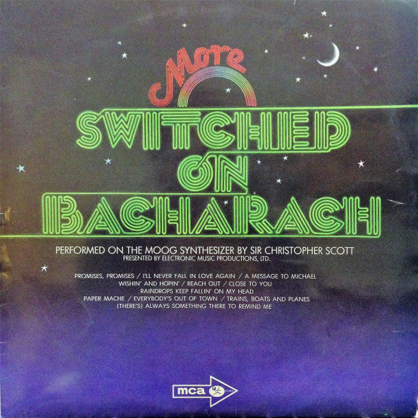 Sir Christopher Scott : More Switched On Bacharach (LP, Album)