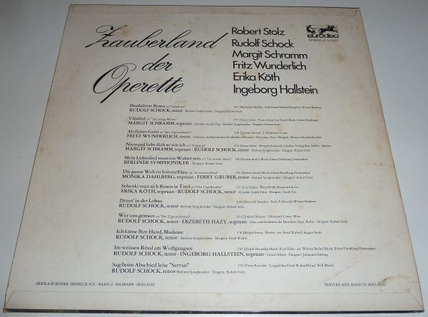 Various : Zauberland Der Operette (LP, Comp)