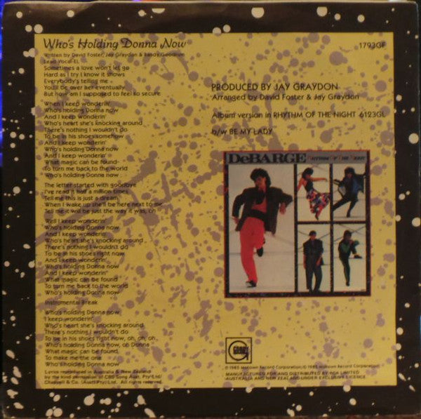 DeBarge : Who's Holding Donna Now (7", Single)