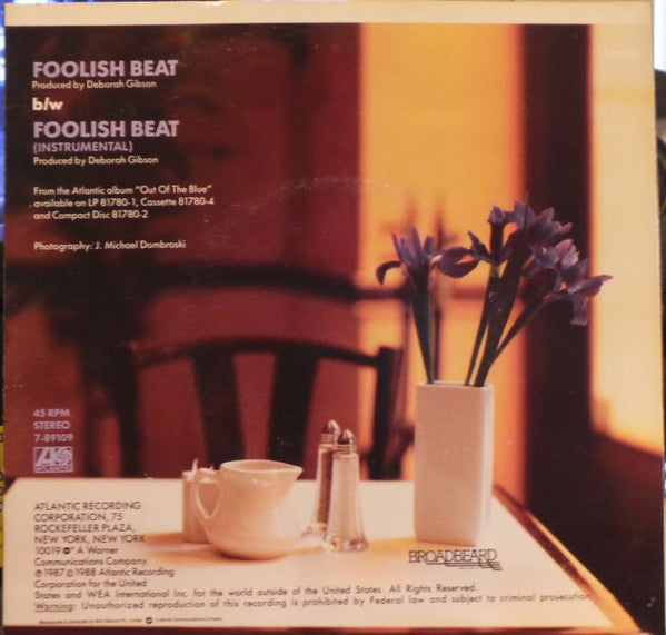 Debbie Gibson : Foolish Beat (7", Single)