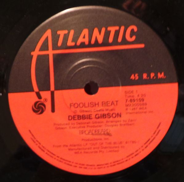Debbie Gibson : Foolish Beat (7", Single)