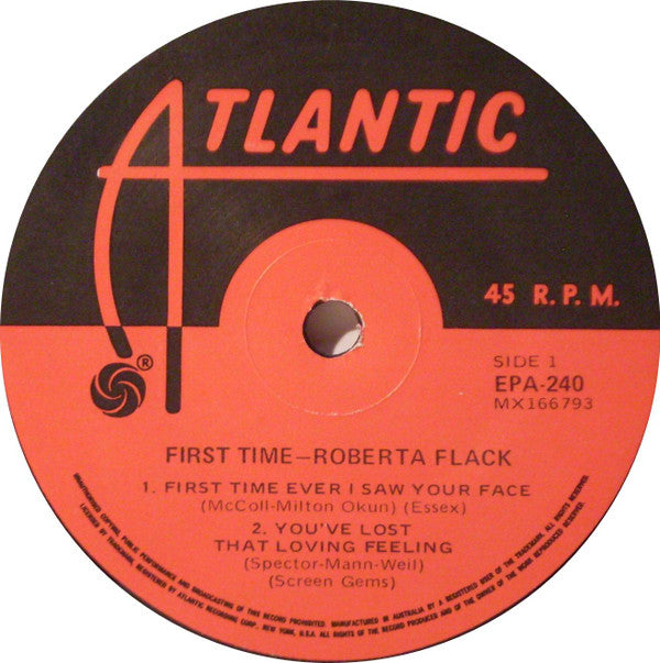 Roberta Flack : First Time (7", EP)