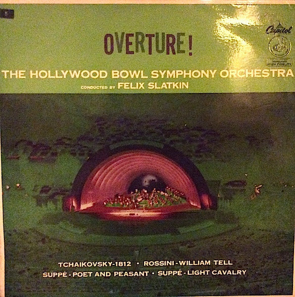 The Hollywood Bowl Symphony Orchestra : Overture ! (LP)