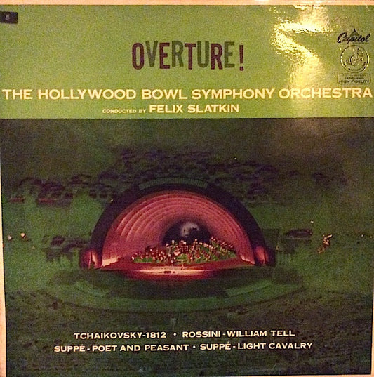 The Hollywood Bowl Symphony Orchestra : Overture ! (LP)