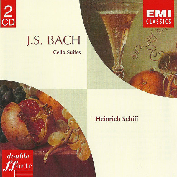 J.S. Bach*, Heinrich Schiff : Cello Suites  (2xCD, Album, RE)