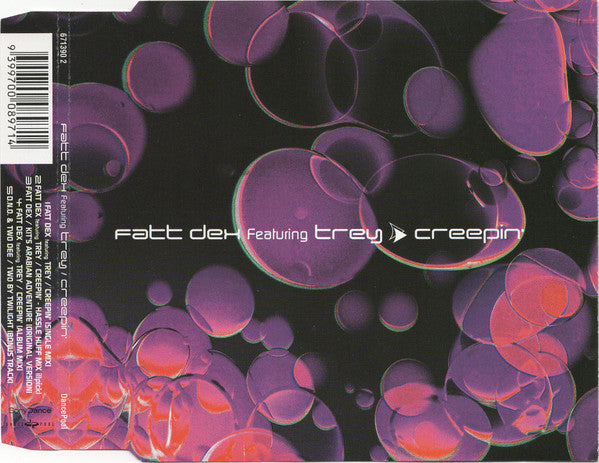 Fatt Dex Featuring Trey : Creepin' (CD, Single)