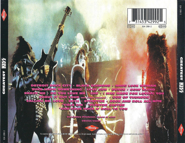 Kiss : Greatest Kiss (CD, Comp)