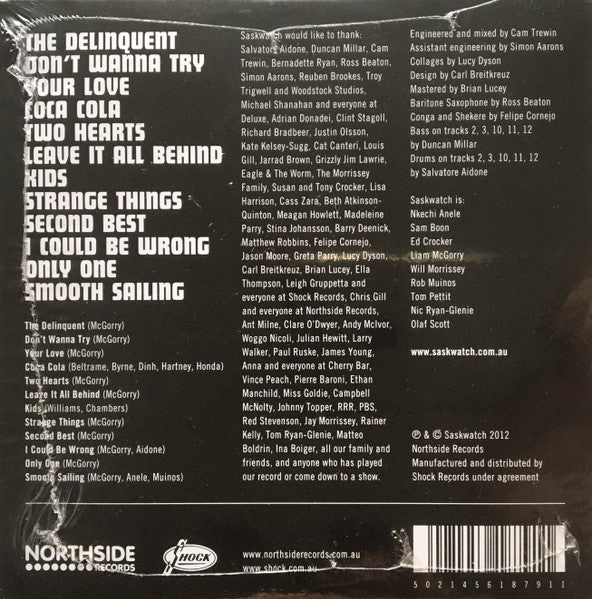 Saskwatch (2) : Leave It All Behind (CD, Album)