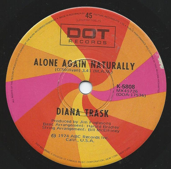 Diana Trask : Oh Boy (7", Single)