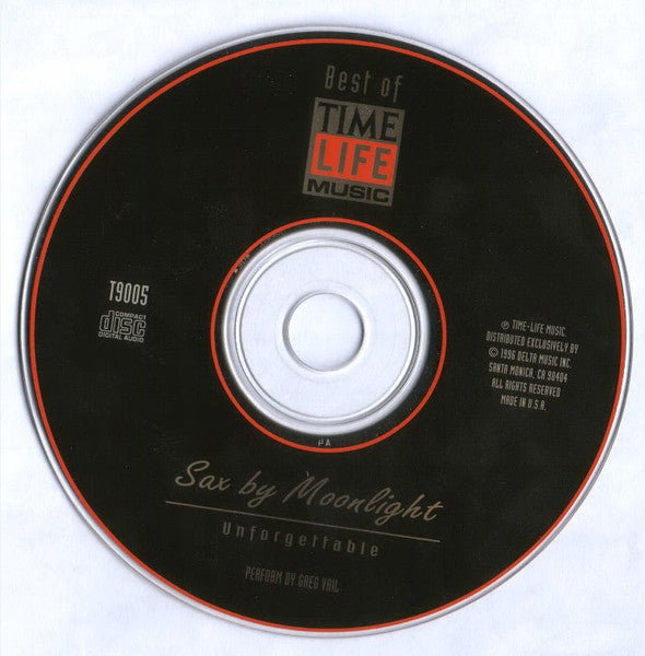 Greg Vail : Sax By Moonlight - Unforgettable (CD, Album)