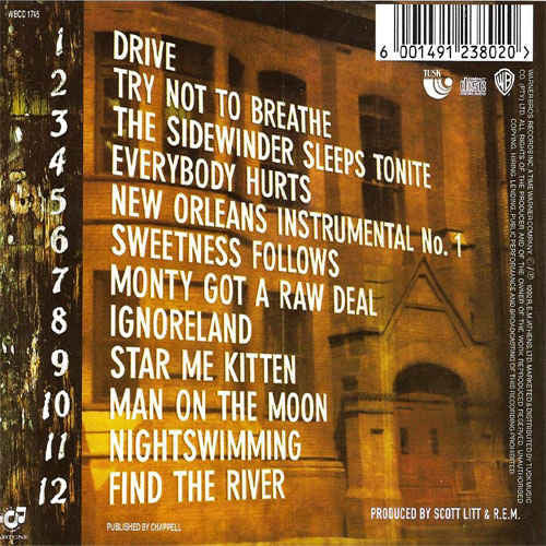 R.E.M. : Automatic For The People (CD, Album)