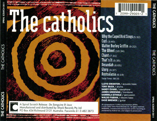 The Catholics : The Catholics (CD, Album)