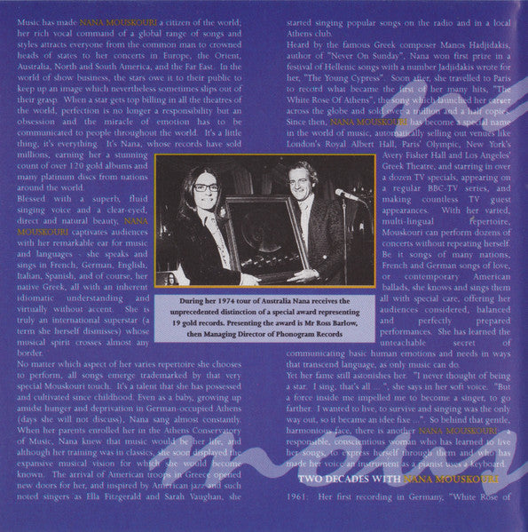 Nana Mouskouri : The Essential Nana Mouskouri (CD, Comp)