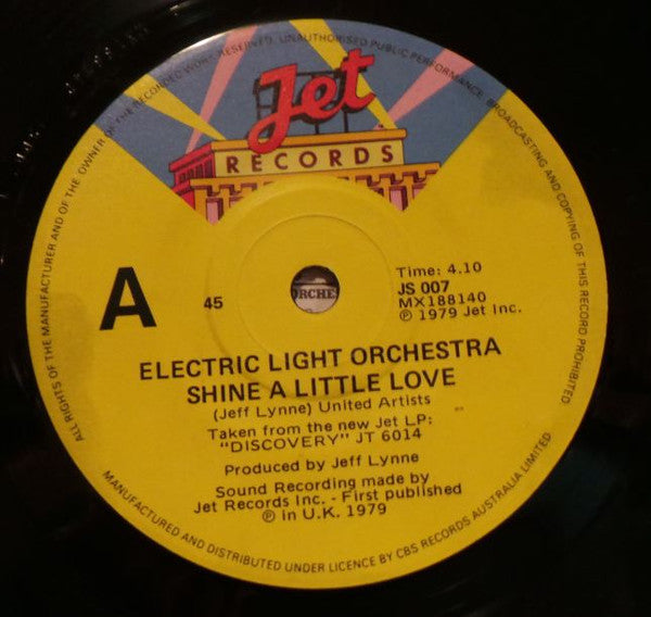 Electric Light Orchestra : Shine A Little Love (7", Single)