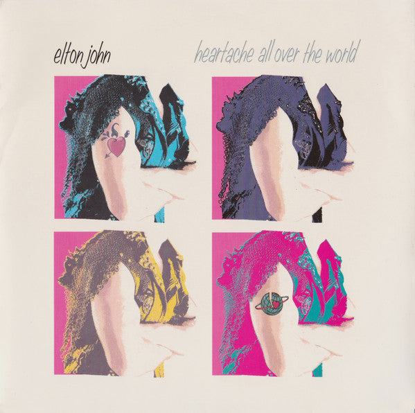 Elton John : Heartache All Over The World (7", Single)