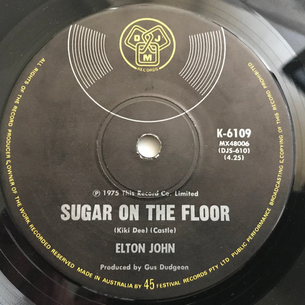 Elton John : Island Girl (7", Single)
