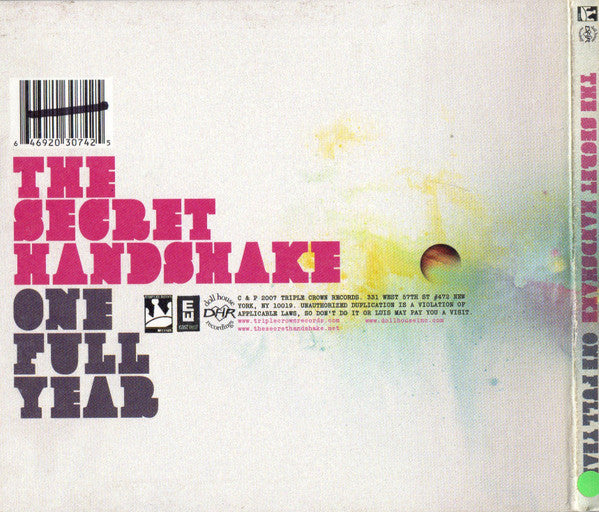 The Secret Handshake : One Full Year (CD, Album, Dig)