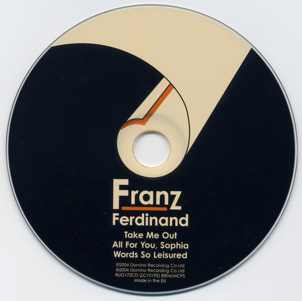 Franz Ferdinand : Take Me Out (CD, Single)