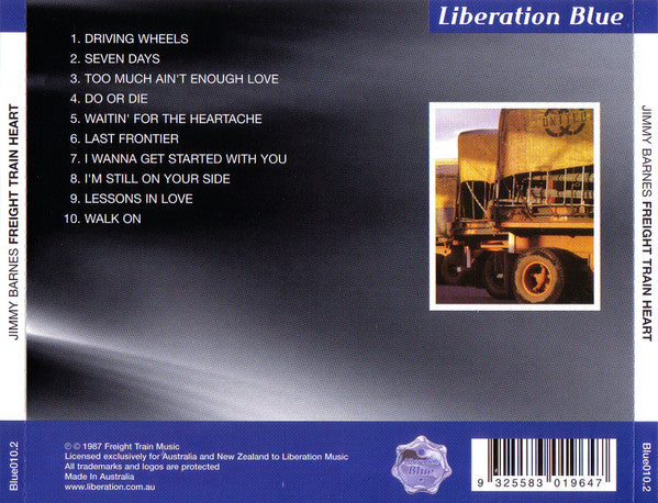 Jimmy Barnes : Freight Train Heart (CD, Album, RE)
