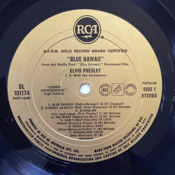Elvis* : Blue Hawaii (LP, Album)