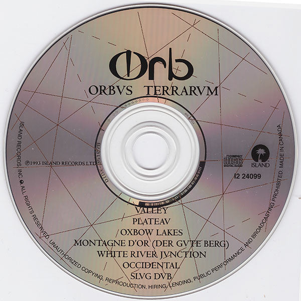 The Orb : Orbus Terrarum (CD, Album, Club, RE)
