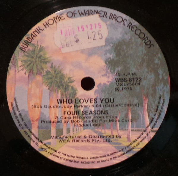 The Four Seasons : Who Loves You (7", Single)