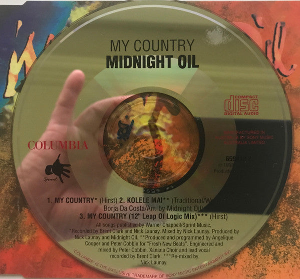 Midnight Oil : My Country (CD, Single)