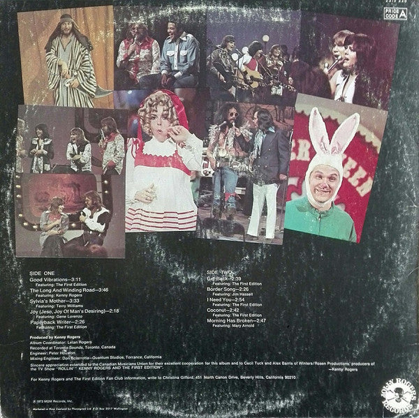 Kenny Rogers & The First Edition : Rollin' (LP, Album)