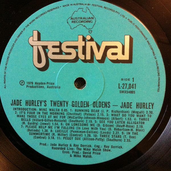 Jade Hurley : Jade Hurley's 20 Golden Oldens (LP)