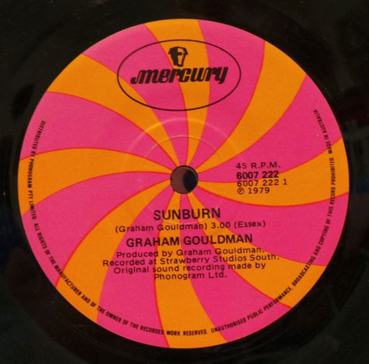 Graham Gouldman : Sunburn (7", Single)
