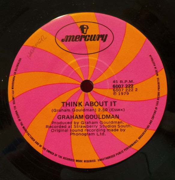 Graham Gouldman : Sunburn (7", Single)