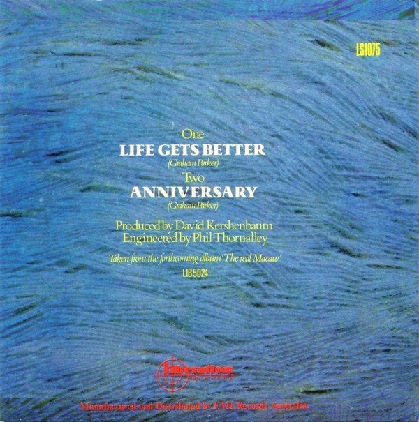 Graham Parker : Life Gets Better (7", Single)