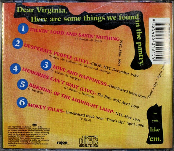 Living Colour : Biscuits (CD, EP, RE)