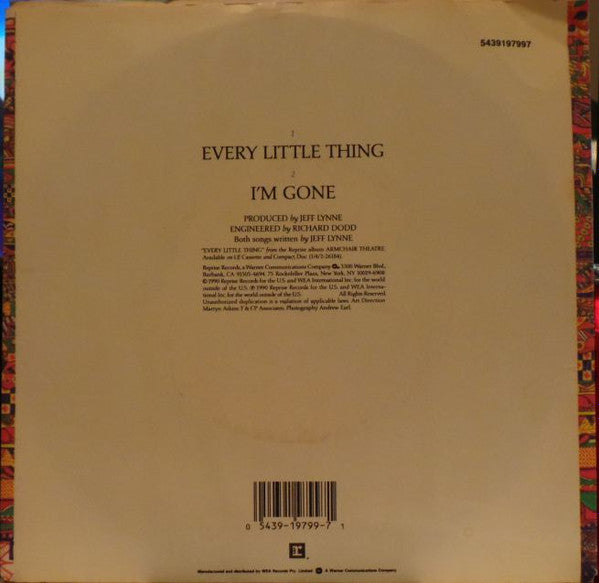 Jeff Lynne : Every Little Thing (7", Single)