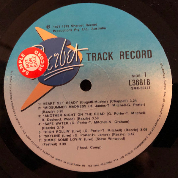 Sherbet : Track Record (LP, Comp)