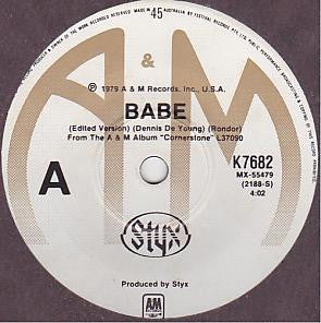 Styx : Babe (7")