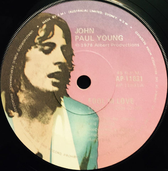 John Paul Young : Fool In Love (7", Single)